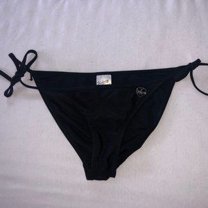 Black Cheeky Bikini Bottoms